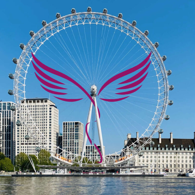 The London Eye from the Thames