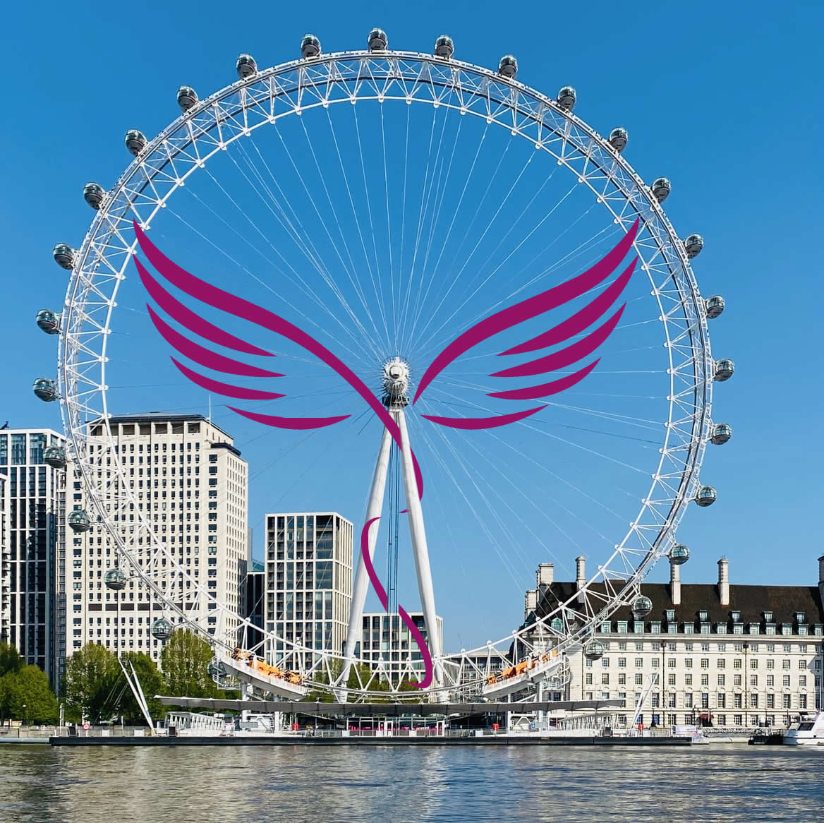 The London Eye from the Thames